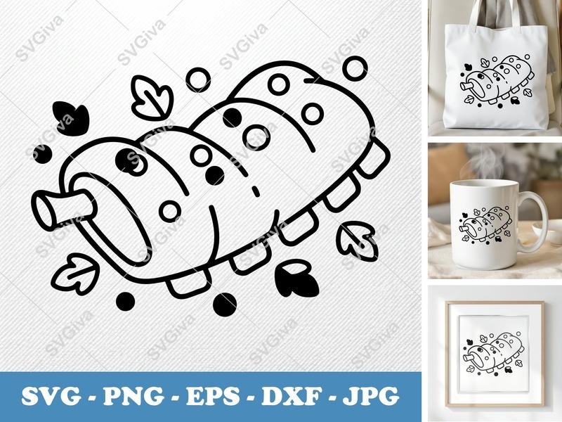 BBQ Ribs with Garnish SVG PNG DXF EPS | Cricut Silhouette Cut File