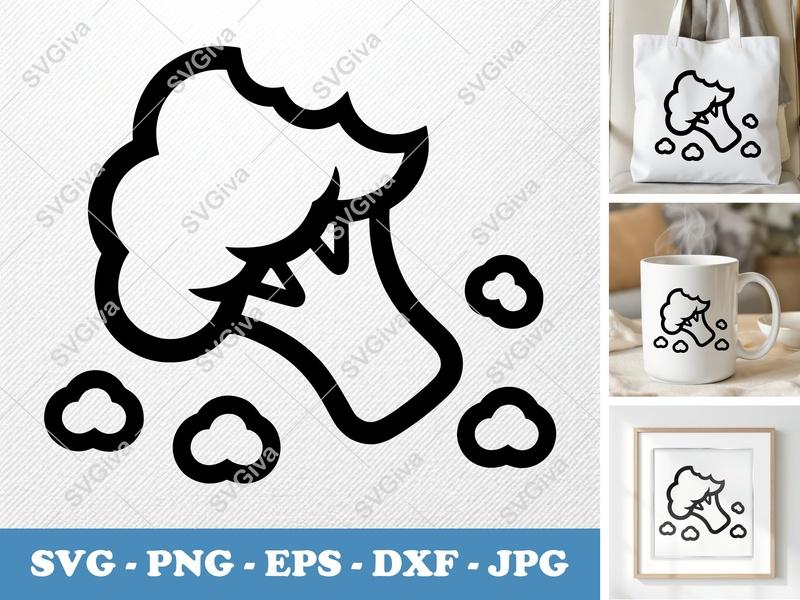 Broccoli SVG | Modern Clean Design, Vegetable Outline, Food Clip Art | PNG EPS DXF for Cricut, Silhouette