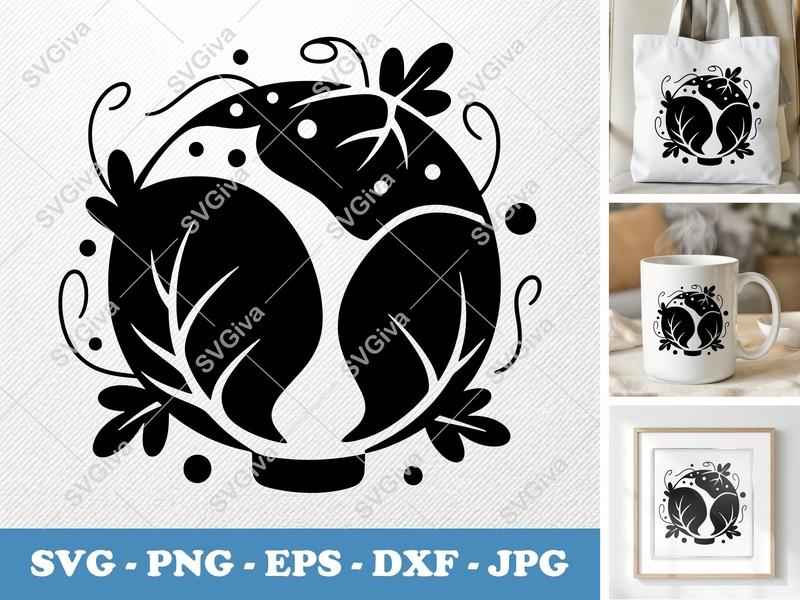 Brussels Sprouts SVG | Modern Clean Vegetable Design | PNG EPS DXF | Cricut Silhouette Cut File