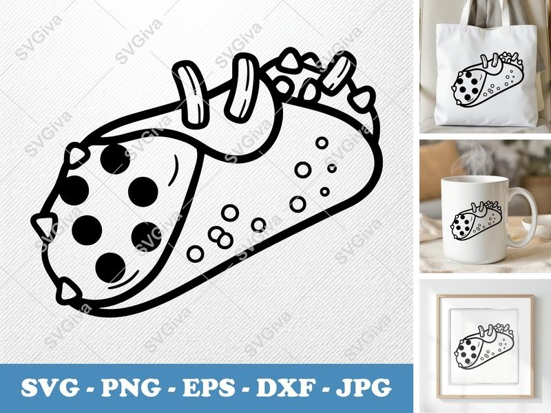 Cannoli SVG, Modern Italian Pastry Cut File, Dessert Clipart, Food PNG EPS DXF for Cricut & Silhouette, Sweet Treat Vector
