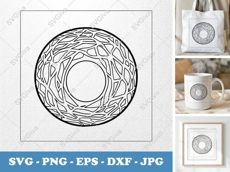 Cantaloupe SVG | Fresh Puffy Shapes, No Sharp Corners | PNG DXF EPS | Cricut Silhouette File