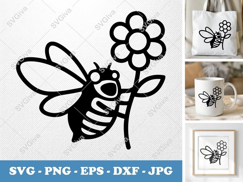 Cicada Modern Clean Design SVG, PNG, EPS, DXF | Cricut & Silhouette Cut File, Insect Clipart Vector Art