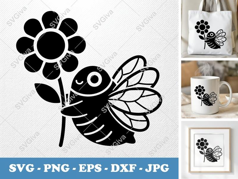 Cicada SVG, Modern Clean Insect Cut File, Digital Download for Cricut & Silhouette | PNG EPS DXF Vector Clipart