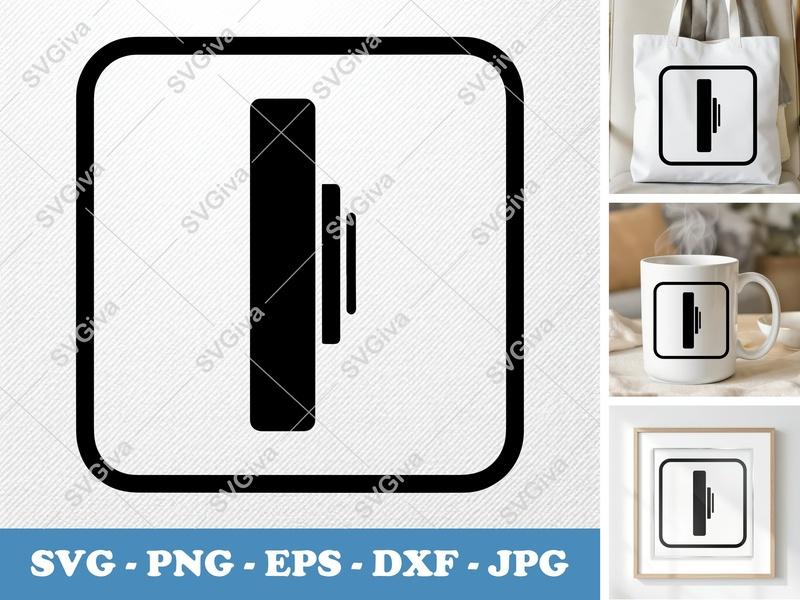 Clock SVG | Modern Clean Design | Time Icon PNG EPS DXF | Cricut Silhouette Cut File