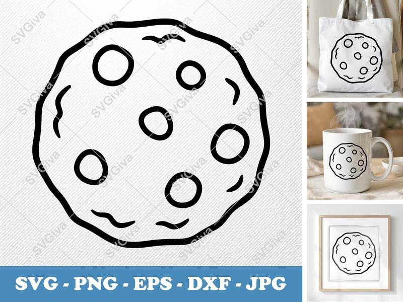 Cookie SVG | Food PNG DXF EPS Cut File for Cricut Silhouette