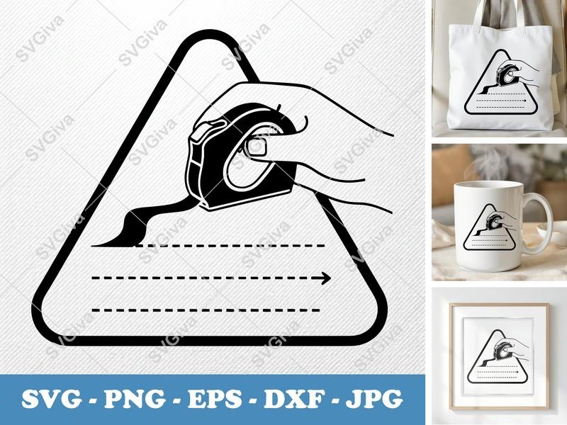 Correction Tape SVG | Hand Using Modern Design | PNG EPS DXF for Cricut & Silhouette | School Office Supplies Cut File