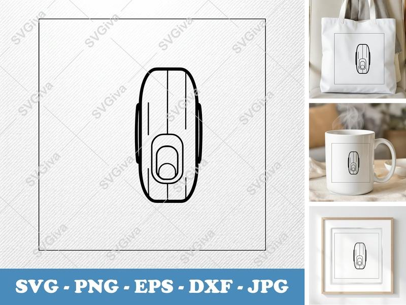 Correction Tape SVG | Modern Clean Design, Outline Art | PNG EPS DXF for Cricut & Silhouette