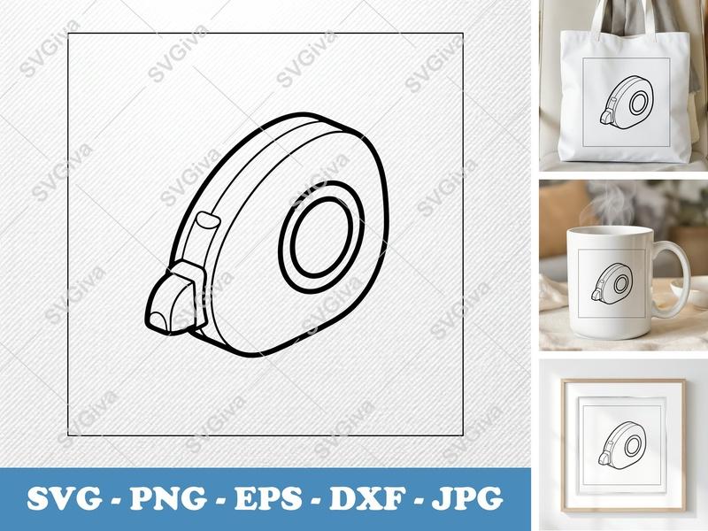 Correction Tape SVG | Modern Clean Design | PNG EPS DXF | Cricut Silhouette Cut File