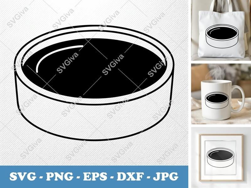 Crème Brûlée SVG | Friendly Bean-Shaped Design | PNG, DXF, EPS Files | For Cricut & Silhouette