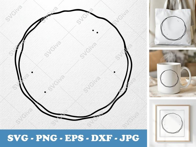Crepes SVG | Friendly Rounded Bean-Shaped Forms | PNG DXF EPS | Cricut Silhouette Cut File