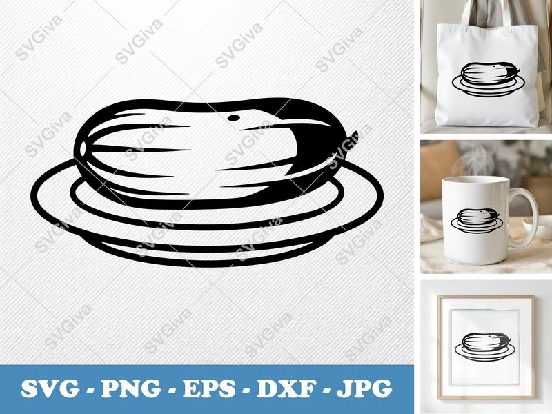 Cucumber SVG | Modern Vegetable Design, Food Clip Art PNG EPS DXF for Cricut & Silhouette, Kitchen Decor Cut File