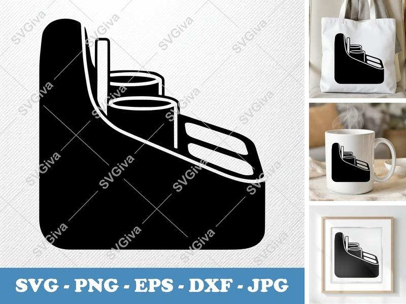 Desk Organizer SVG, Modern Clean Design, Pen Holder, Supplies Storage | PNG EPS DXF for Cricut Silhouette