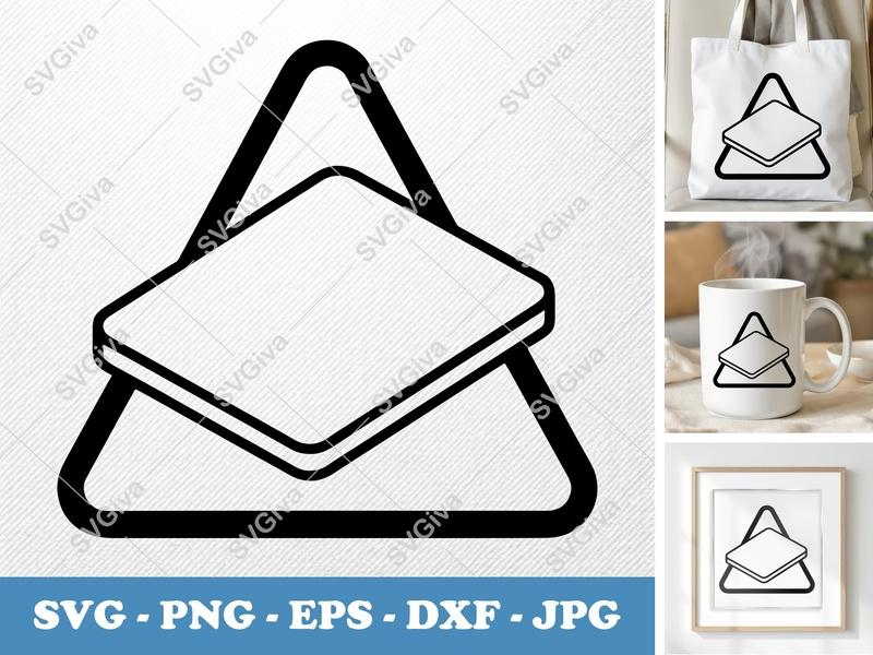 Desk Pad SVG | Modern Clean Minimalist Design | PNG EPS DXF for Cricut & Silhouette | Workspace Decor Cut File