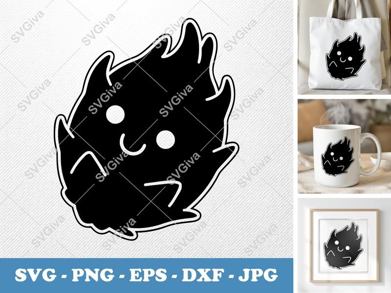 Dragon Fruit with Smiling Face SVG, Puffy Pillow Soft Cut File | PNG DXF EPS | Cricut Silhouette | Cute Fruit Design