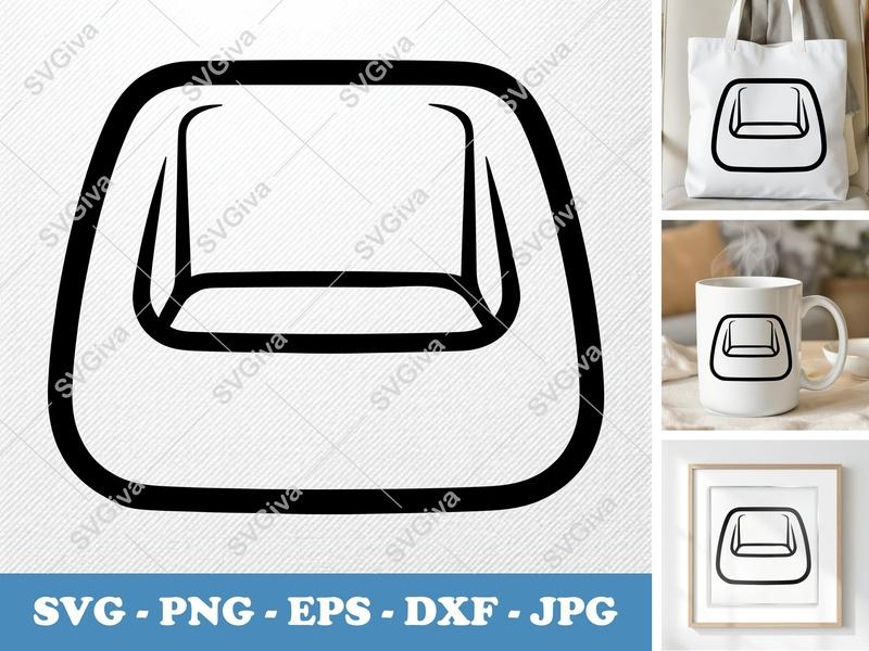 Filing Tray SVG | Modern Document Organizer Clip Art | PNG EPS DXF for Cricut Silhouette
