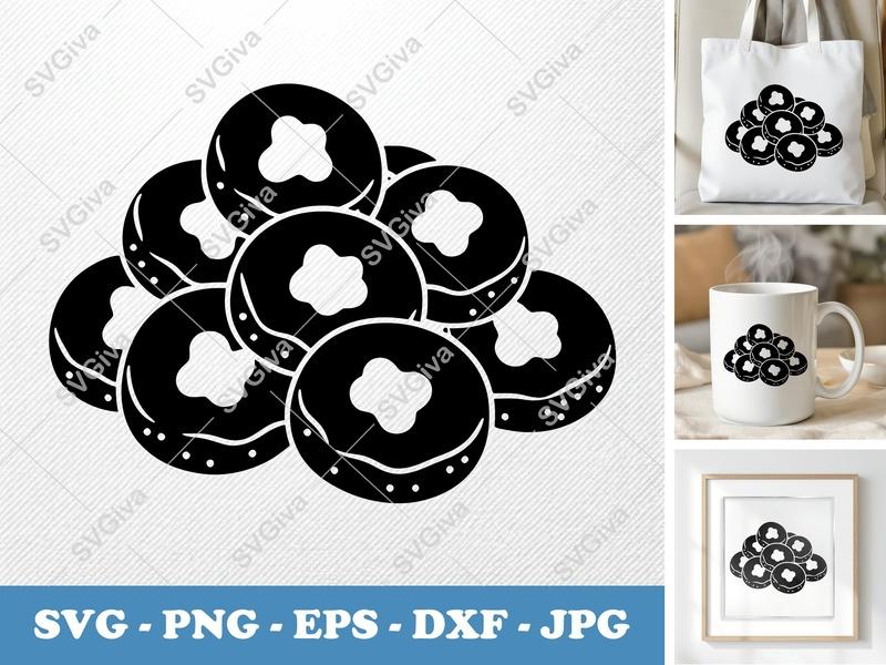 Fried Pickles SVG | Modern Clean Design | Food Clipart PNG EPS DXF for Cricut & Silhouette
