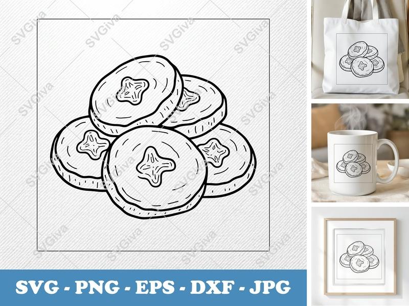Fried Pickles SVG | Modern Clean Design | Food Clipart PNG EPS DXF for Cricut & Silhouette | Kitchen Decor Cut File