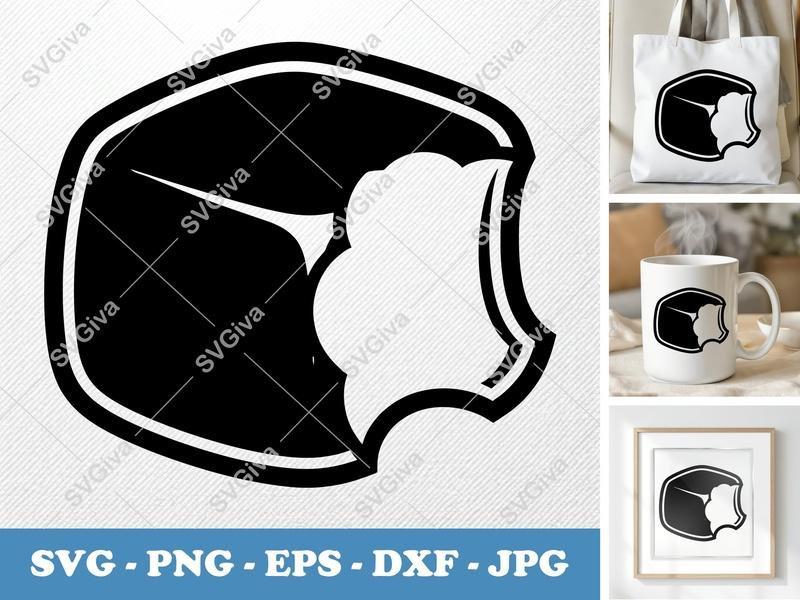 Fudge SVG | Bitten Dessert Modern Clean Design | PNG EPS DXF for Cricut & Silhouette | Candy Treat Clipart