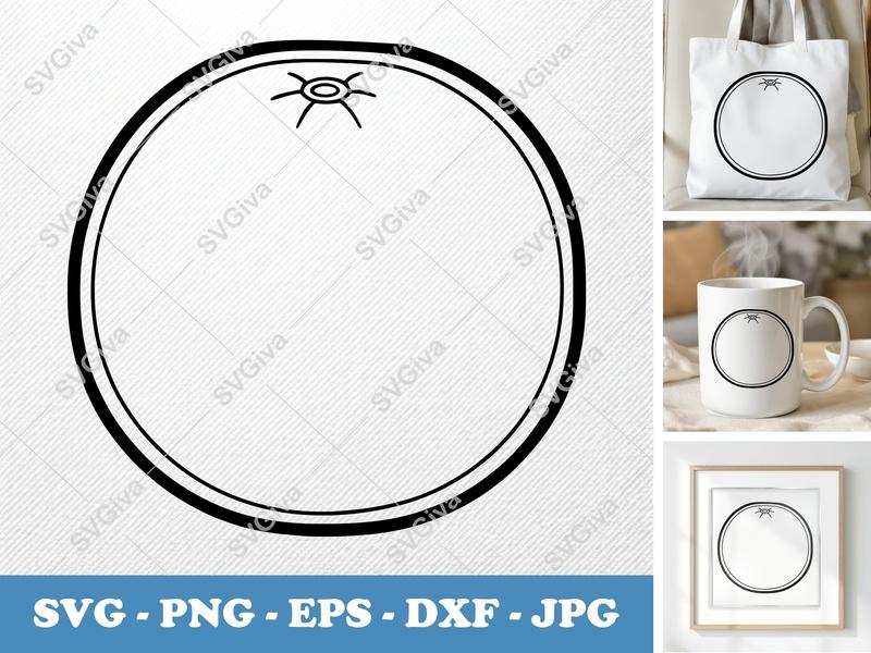 Grapefruit SVG | Double-Outline Minimalist Fruit | Thick Outer Contour, Thin Inner Lines | PNG, DXF, EPS Files | Cricut & Silhouette Ready