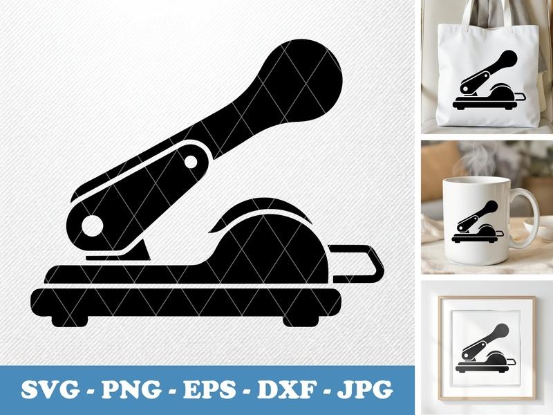 Hole Punch in side view profile SVG, Puffy Soft Shapes, No Sharp Corners, PNG EPS DXF | Cricut Silhouette File