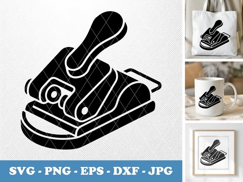 Hole Punch isometric angle SVG, Puffy Soft Shape PNG EPS DXF | Cricut Silhouette Cut File, Office Supplies Clipart