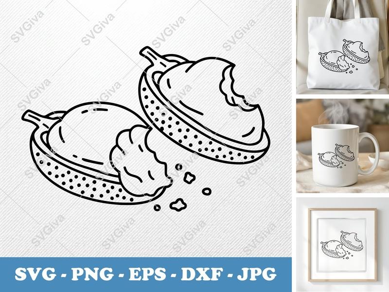 Jalapeño Poppers SVG | Modern Clean Design, Foodie Cut File, Appetizer Clipart - PNG EPS DXF for Cricut & Silhouette