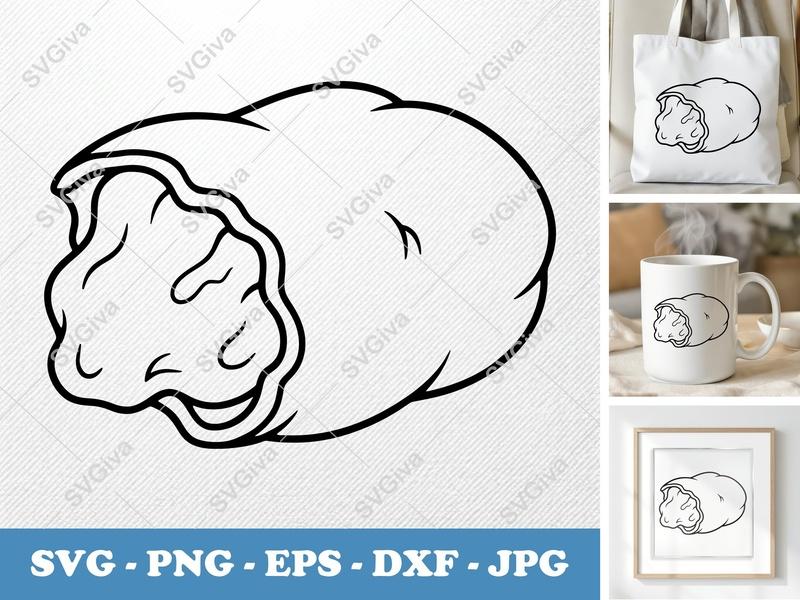 Jalapeño Poppers SVG | Partially Eaten, Puffy & Pillow-Soft Shapes | PNG DXF EPS | Cricut Silhouette