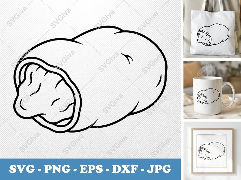 Jalapeño Poppers SVG | Puffy Soft Shapes | Inflated Pillow Art | PNG DXF EPS | Cricut Silhouette File