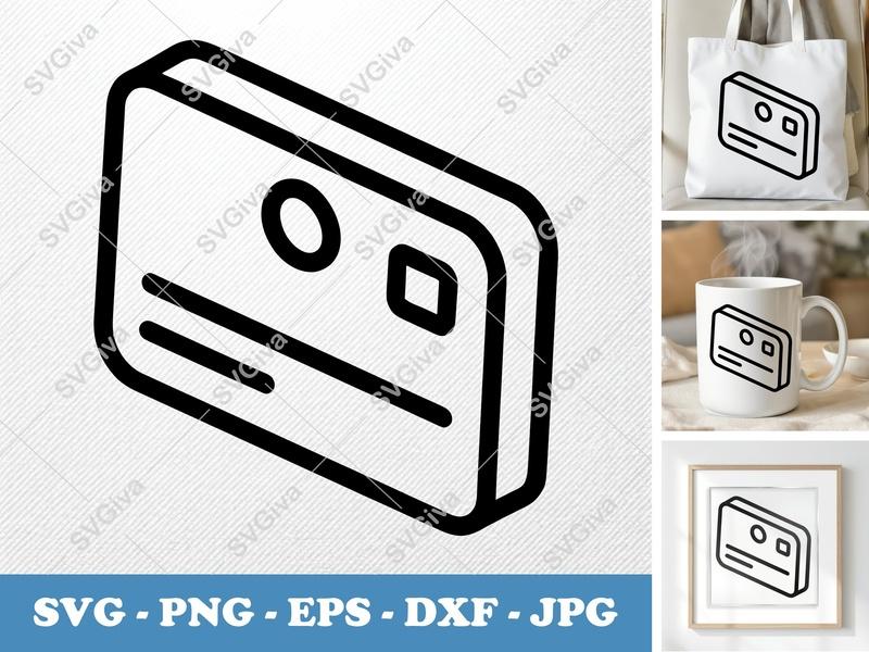 Keycard SVG, Modern Access Card PNG, EPS, DXF | Cricut & Silhouette Cut File | Employee ID Design