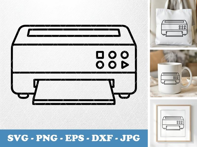 Laminator classic svg icon | Bold Line Art, Office Machine Graphic, SVG, PNG, EPS, DXF for Cricut & Silhouette