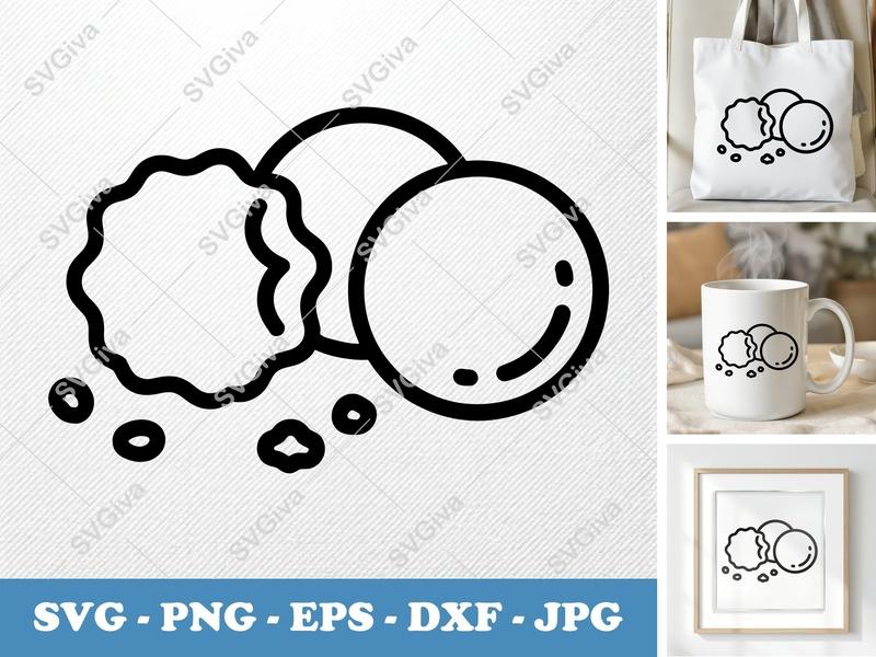 Meatballs SVG | Modern Clean Design | Food Clipart | Kitchen Decor | Digital Download for Cricut Silhouette | PNG EPS DXF