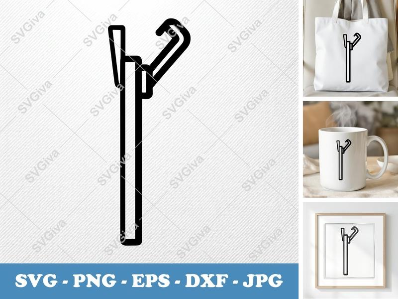 Name Tag SVG, Modern Clean Design, Digital Download | PNG EPS DXF | Cricut & Silhouette Cut File