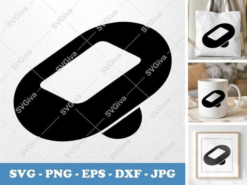 Name Tag SVG, Modern Clean Design, Digital Download, PNG EPS DXF for Cricut | Silhouette Cut File