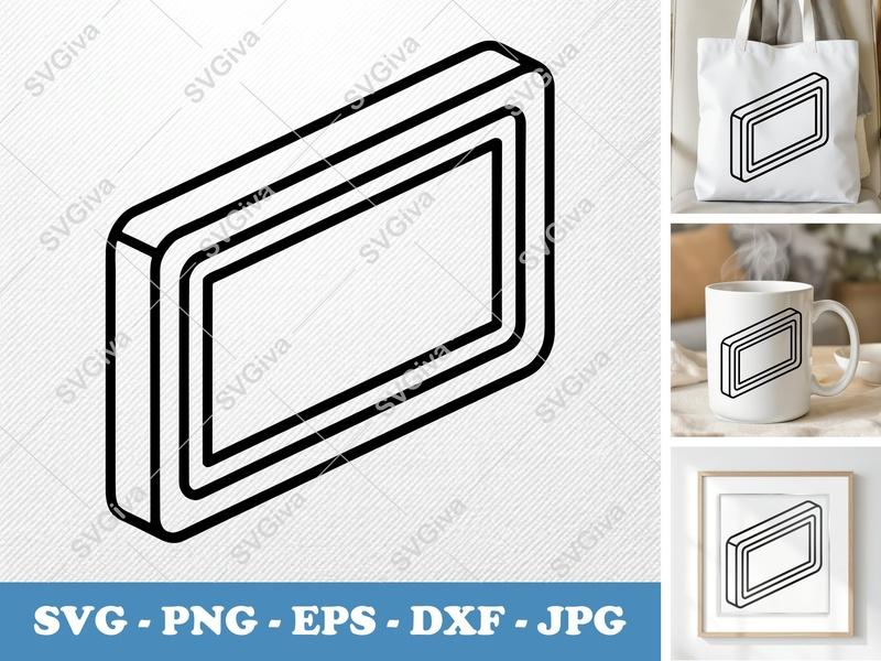 Nameplate SVG | Modern Clean Design | Name Tag Holder | PNG EPS DXF for Cricut Silhouette