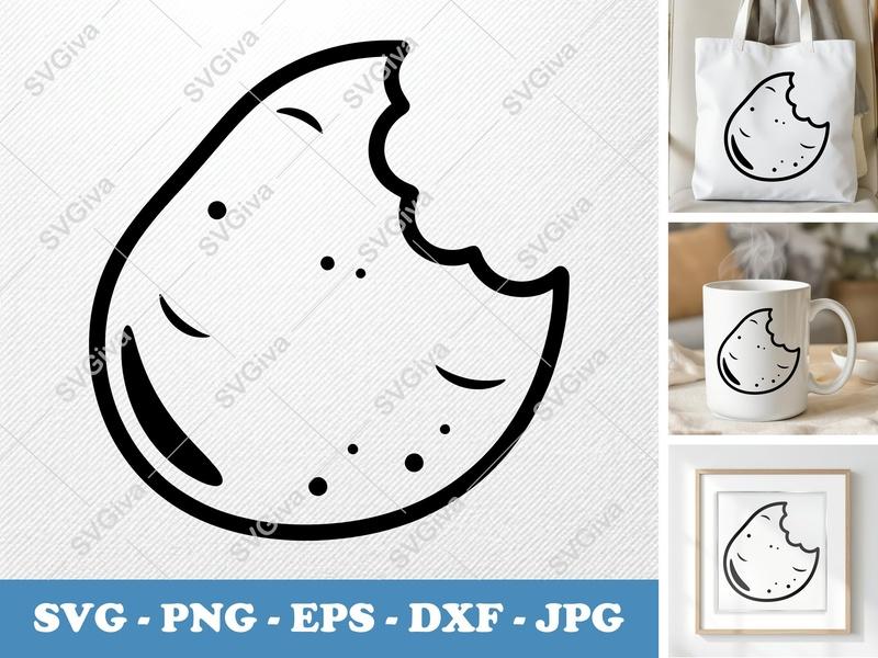 Potato Partially Eaten SVG PNG DXF EPS | Food Cut File for Cricut Silhouette