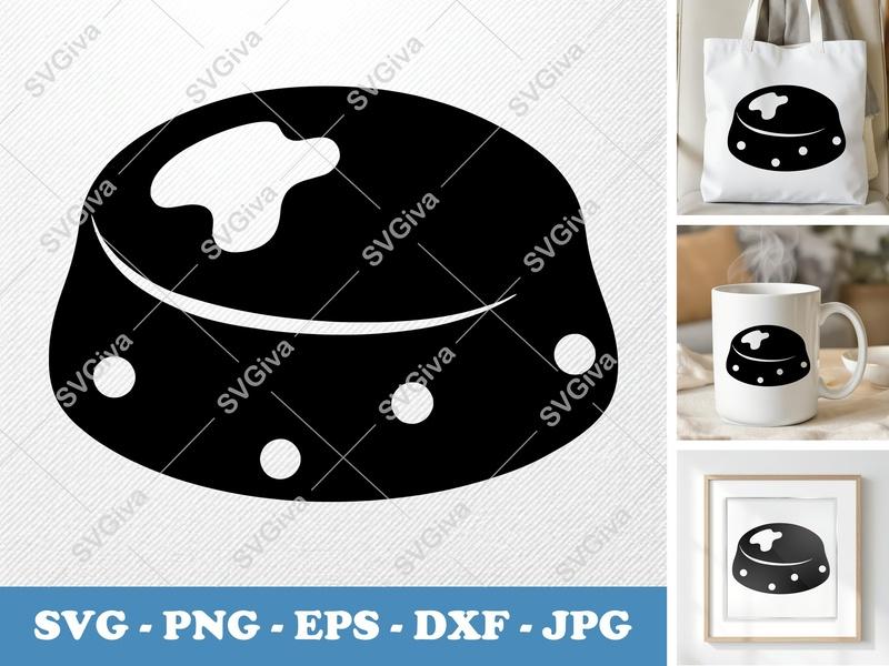 Scone SVG | Puffy Pillow Soft Design | PNG DXF EPS | Cricut Silhouette Cut File