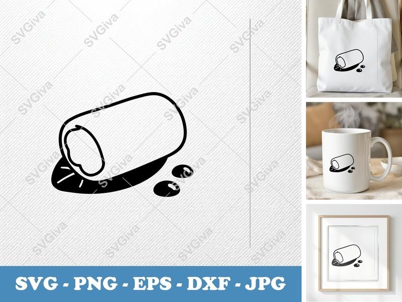 Spring Rolls SVG Cut File | Modern Food Icon, Clean Design | PNG EPS DXF for Cricut & Silhouette | Asian Snack Vector Clipart