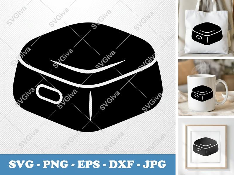 Storage Box SVG, Modern Clean Design, Desk Organizer, Storage Container | PNG EPS DXF for Cricut, Silhouette