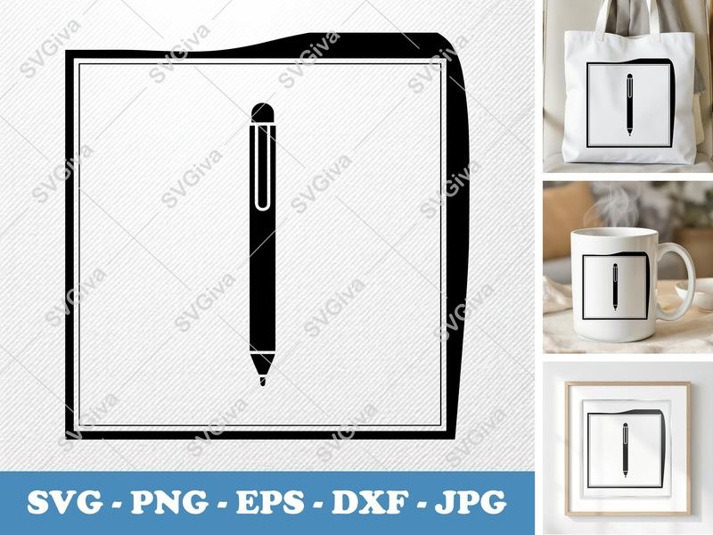 Stylus SVG | Modern Stylus Pen, Digital Stylus, Tech | PNG EPS DXF | Cricut Silhouette File