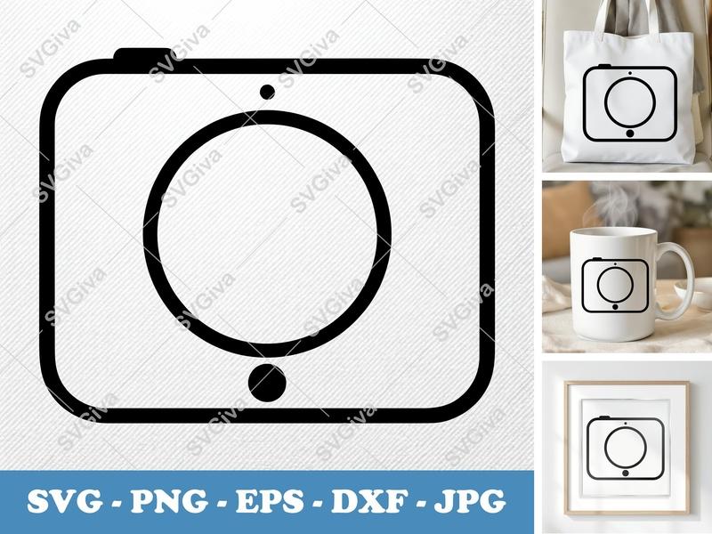 Tablet SVG | Modern Clean Icon, Device Outline, Minimalist Design | PNG EPS DXF for Cricut, Silhouette