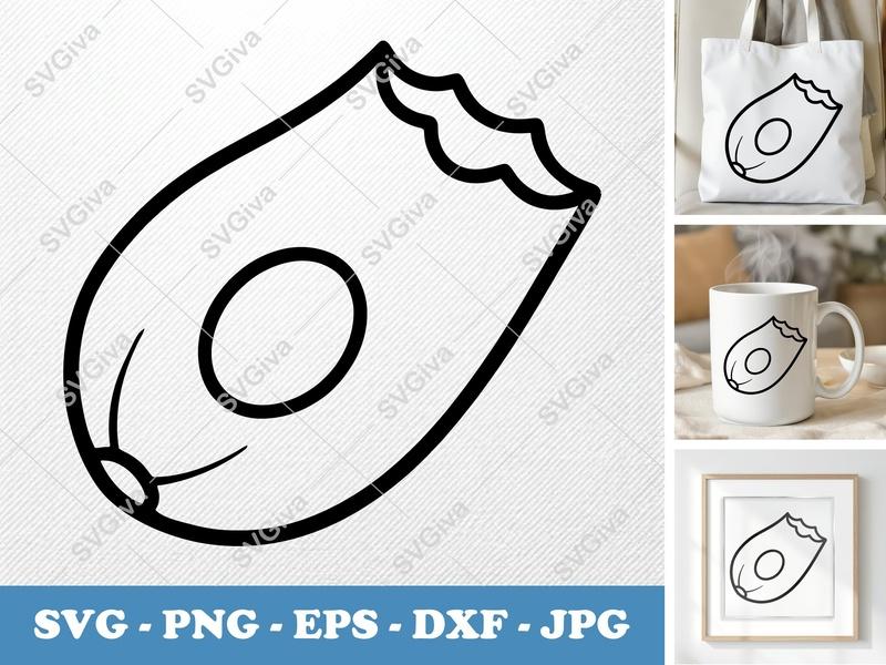 Zucchini SVG Outline, Modern Clean Vegetable Clipart | PNG EPS DXF | Cricut Silhouette Cut File, Garden Produce Vector